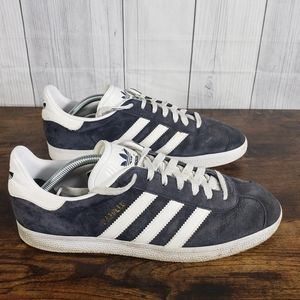 Adidas Mens Gazelle Gray Casual Sneakers Shoes Size 10